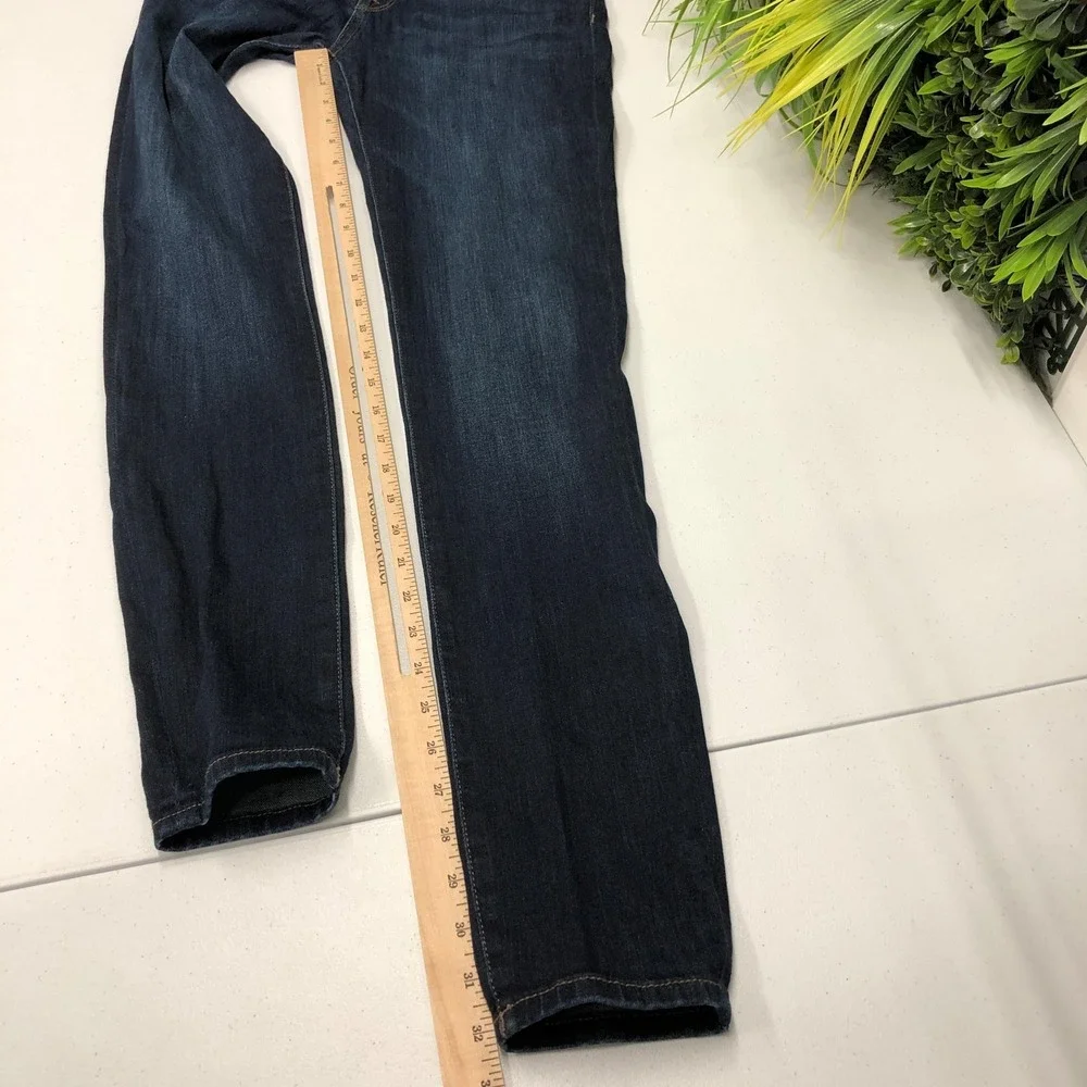 DL1961 Danny Jeans Womens 28 Dark Wash Super Model Mid Rise Skinny Stretch Denim